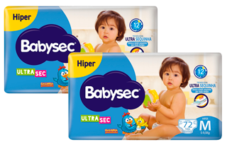 Fralda Babysec UltraSec Galinha Pintadinha