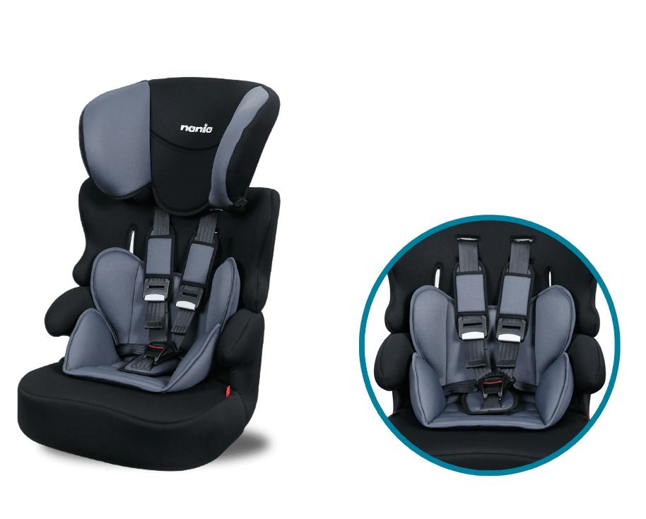 Cadeira Automóvel Nania Beline Luxe Noir Grupos 1 2 3