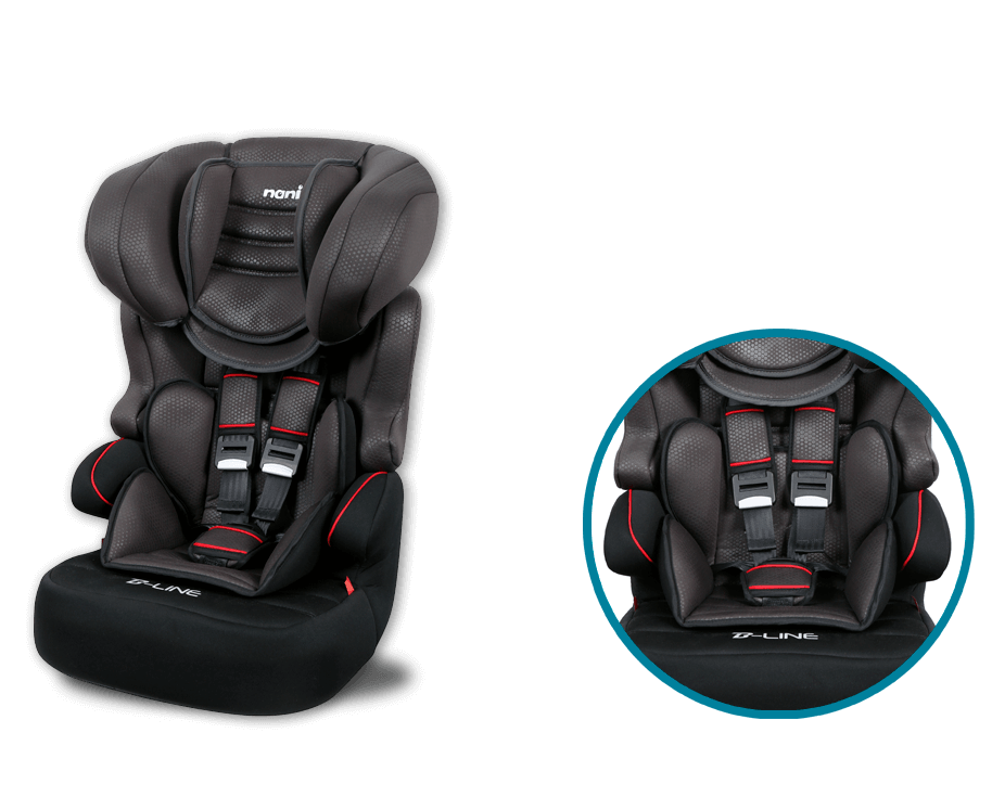 Cadeira Automóvel Nania Beline Luxe Noir Grupos 1 2 3