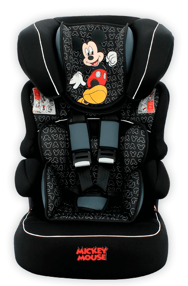 Cadeira para Automóvel Beline Luxe Mickey Vite Team Tex - 9kg a 36kg