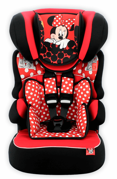 Cadeira para Automóvel Beline Luxe Minnie Red Team Tex - 9kg a 36kg