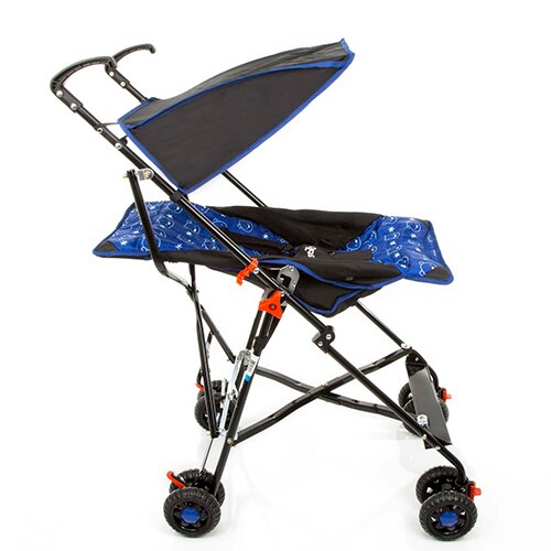 Carrinho de Bebê Umbrella Línea Azul conforto segurança comodidade reclinável capota recolhível rodas duplas