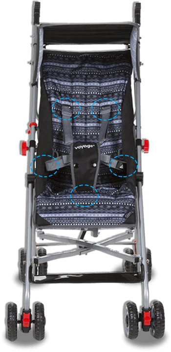 Carrinho Bebê Voyage Umbrella Slim cinto 5 pontos
