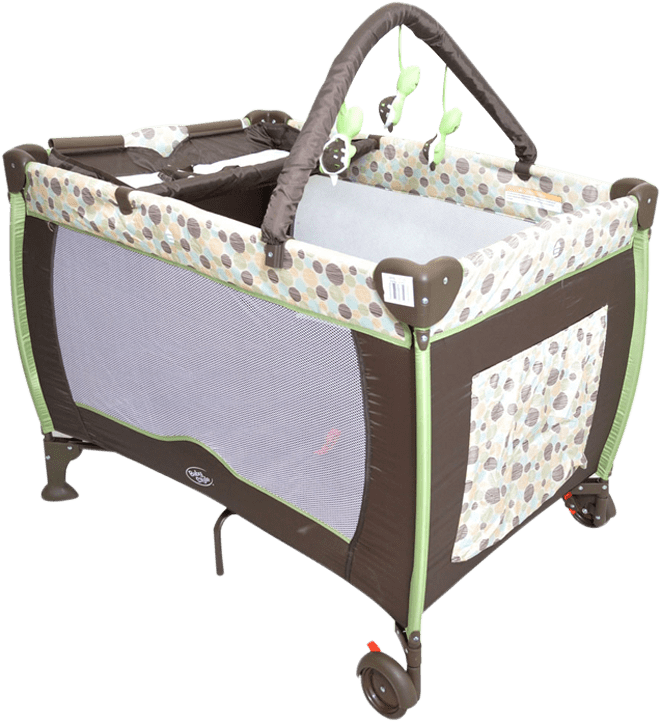Berço Plus Portátil Mobile Bolinhas, da Baby Style