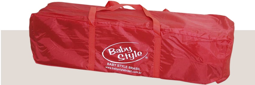 bolsa que acompanha o Berço Compacto Baby Style Vermelho