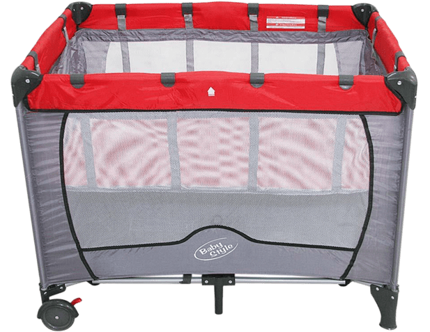 Berço Compacto Baby Style Vermelho