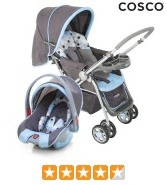 Carrinho de Bebê Cosco Travel System Reverse CD200TS Azul