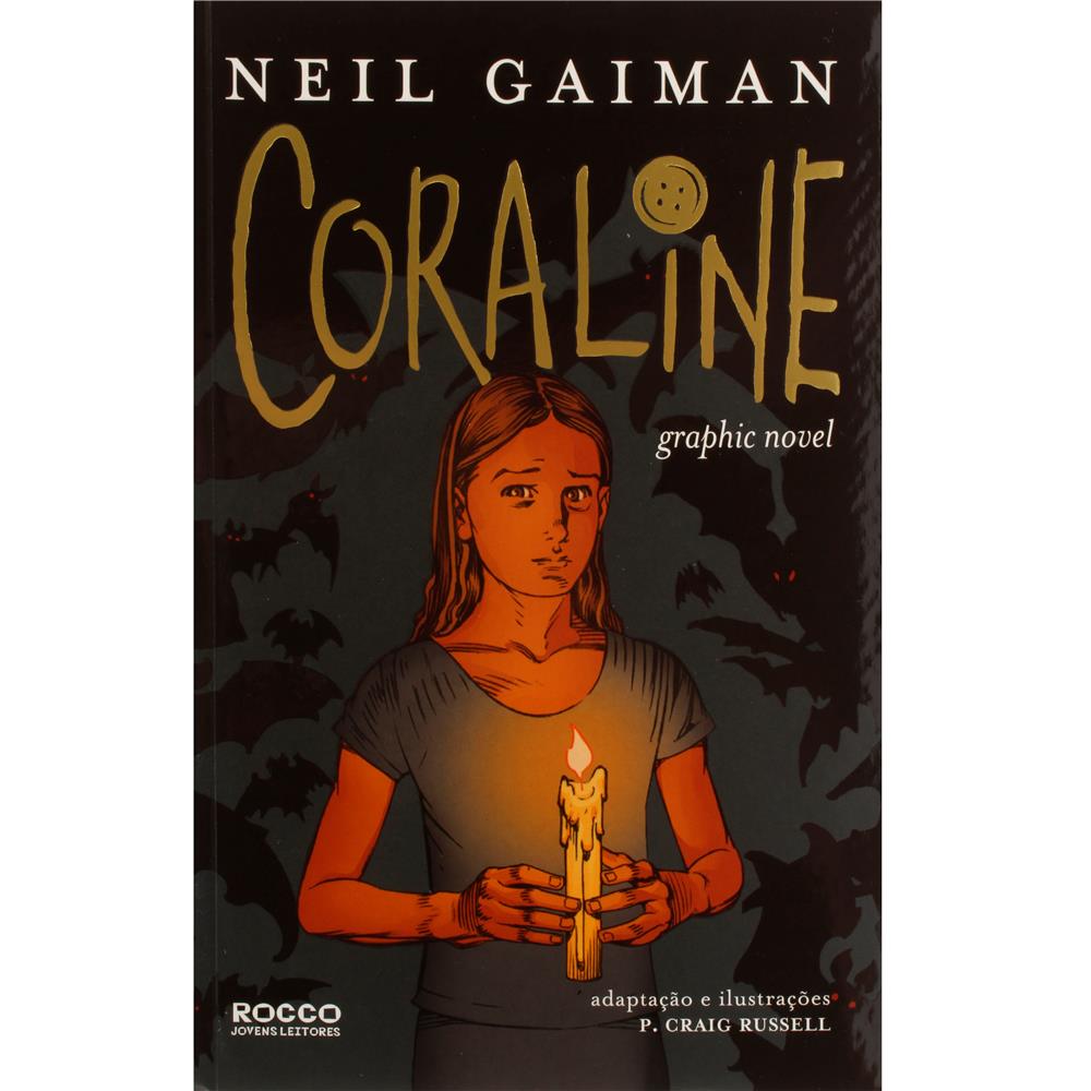 10 livros que você precisa conhecer! Livro - Coraline - Quadrinhos | Casas Bahia | 186092