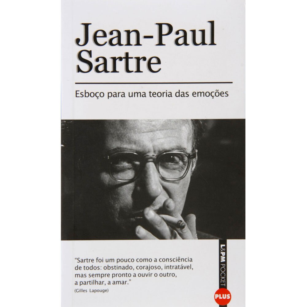 Livro L&PM Pocket Plus Esboço Para uma Teoria das Emoções JeanPaul Sartre Filosofia