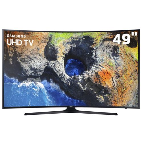 Smart TV LED 49" UHD 4K Curva Samsung 49MU6300 com HDR Premium, Plataforma Smart Tizen, Smart View, Espelhamento de Tela, Steam Link, 3 HDMI e 2 USB Menor preço em Smart TV LED 49" UHD 4K Curva Samsung 49MU6300 com HDR Premium, Plataforma Smart Tizen, Smart View, Espelhamento de Tela, Steam Link, 3 HDMI e 2 USB