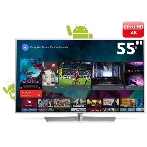 Smart TV LED 55" Ultra HD 4K Philips 55PUG6700/78 com Android, Dual Core, Pixel Plus Ultra HD, Wi-Fi, 3 Entradas HDMI e 3 USB é boa?